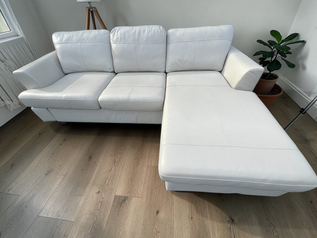 DFS Freya Leather Light Cream