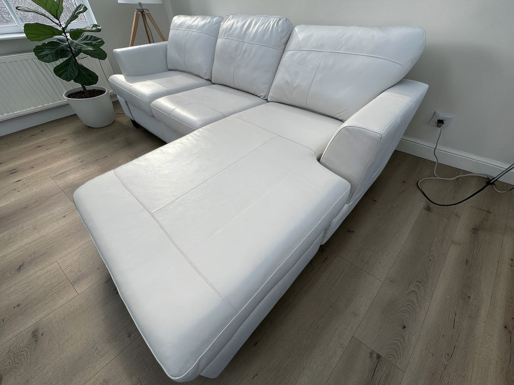 DFS Freya Leather Light Cream