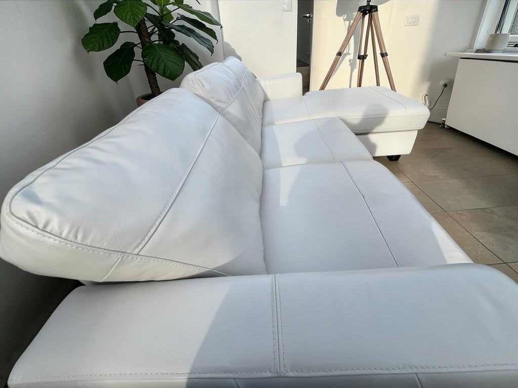 DFS Freya Leather Light Cream