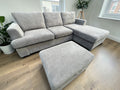 DFS Lorella Corner Sofa + Footstool - Refurbished